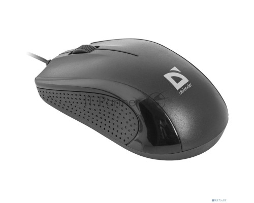 Мышь проводная Defender Optimum MB-160 черный, 1000 dpi, USB, кнопки - 3