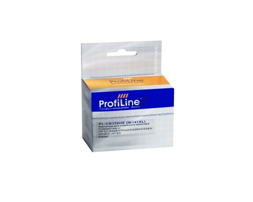 Картридж PL-CB338HE №141XL для принтеров HP DJ D4263/D4363/Officejet J5783/J6413/Photosmart C4283/C4483/C4583/C5283C/D5363 Color водные ProfiLine