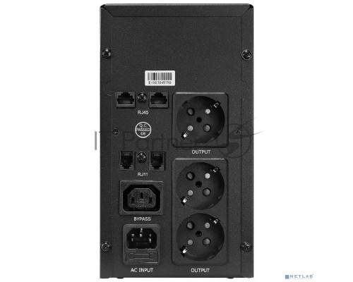 Источник бесперебойного питания CROWN 800VA/510W, металл, 1x12V/9AH, розетки 3*EURO+1*IEC bybass, трансформатор AVR 145-280V, LCD дисплей, съёмный кабель 1.2м, фильтр телефонной и ethernet линии RJ11/45, защита батареи, от перегрузки, от КЗ