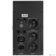 Источник бесперебойного питания CROWN 800VA/510W, металл, 1x12V/9AH, розетки 3*EURO+1*IEC bybass, трансформатор AVR 145-280V, LCD дисплей, съёмный кабель 1.2м, фильтр телефонной и ethernet линии RJ11/45, защита батареи, от перегрузки, от КЗ