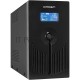 Источник бесперебойного питания CROWN 800VA/510W, металл, 1x12V/9AH, розетки 3*EURO+1*IEC bybass, трансформатор AVR 145-280V, LCD дисплей, съёмный кабель 1.2м, фильтр телефонной и ethernet линии RJ11/45, защита батареи, от перегрузки, от КЗ