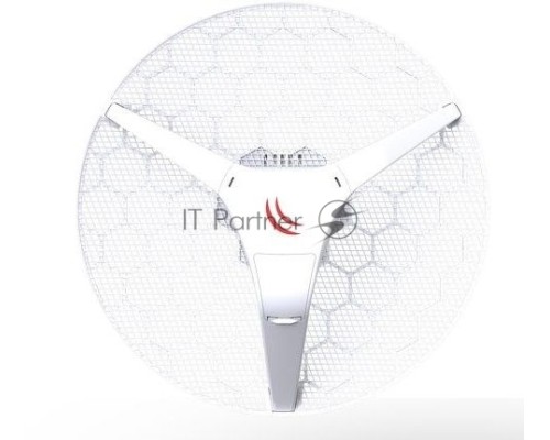 Сетевое оборудование MikroTik RBLHG-5nD LHG 5 Dual Chain 5Ghz 802.11an 24.5dBi Integrated antenna, 600MHz COU, 64MB RAM, 1x LAN, POE,