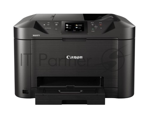 МФУ струйный Canon MAXIFY MB5140, A4, цветной, печ. до 24/15.5 стр/мин.(ч/б/цвет), скан. до 23 стр/мин., 600 x 1200 dpi (печать), 1200x1200dpi (скан.), Ethernet (RJ-45), RJ-11, USB Type-A, Wi-Fi