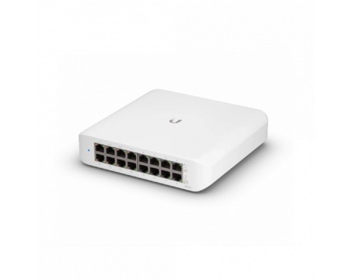 [Сетевое оборудование] UBIQUITI USW-LITE-16-POE PoE-коммутатор, 16х 1G RJ45, раздача 45 Вт