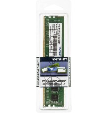 Оперативная память Patriot 4GB DDR4 DIMM PSD44G240081 {PC4-19200, 2400MHz}