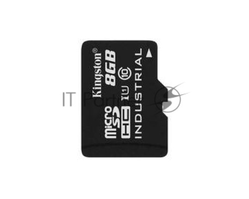 Флеш карта microSDHC 8Gb Class10 Kingston <SDCIT/8GBSP> Industrial Temperature SP Class UHS-I без адаптера