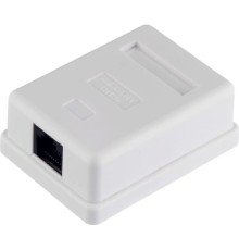 Rexant (03-0121) Розетка компьютерная внешняя 1-порт, UTP RJ-45 (8P8C), CAT 5e