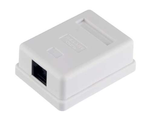 [Розетки и патч-панели] Rexant (03-0121) Розетка компьютерная внешняя 1-порт, UTP RJ-45 (8P8C), CAT 5e