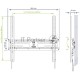 Кронштейн для телевизора Kromax FLAT-4 черный 22