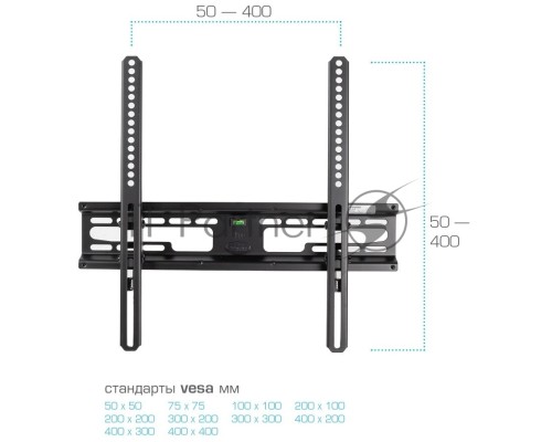 Кронштейн для телевизора Kromax FLAT-4 черный 22