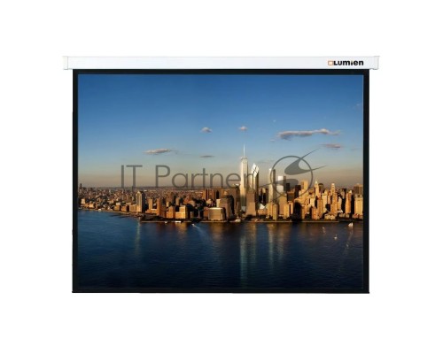 Настенный экран Lumien Master Picture 189х240 см Matte White FiberGlass, черн. кайма по периметру, доп. черн. кайма сверху 51 см 16:9
