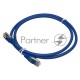 Кабель Патч-корд Lanmaster FTP LAN-PC45/S6-1.0-BL вилка RJ-45-вилка RJ-45 кат.6 1м синий LSZH