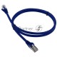 Кабель Патч-корд Lanmaster FTP LAN-PC45/S6-1.0-BL вилка RJ-45-вилка RJ-45 кат.6 1м синий LSZH
