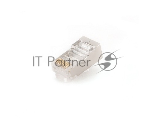 Коннектор RJ-45 экранированный (5 кат, 100шт, PLUG5SP, RJ45-FTP/SFTP, TC-PLUG-8P8C-S-C5-SH)