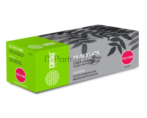 Картридж лазерный Cactus CS-TK5140K черный (7000 стр.) для Kyocera Mita M6030cdn/M6530cdn/P6130cdn Ecosys