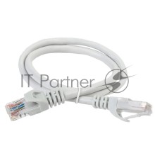 Коммутационный шнур ITK (патч-корд), кат.5Е UTP, LSZH, 1,5м, серый