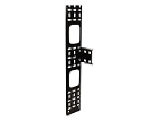 Вертикальный кабельный органайзер ITK  42U, 75x12мм, серый (1шт)