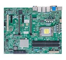 Supermicro MBD-X13SAE-F-B, 1xLGA1700,W680,4xDDR5 DIMM,2PCI-Ex16,3xM.2-PCI-E,8SATA3 RAID 0/1/5/10,7.1-ch,1x1000 Мбит/с,1х2500 Мбит/с,IPMI,4xUSB 2.0,VGA,DVI,HDMI,DisplayPort,ATX