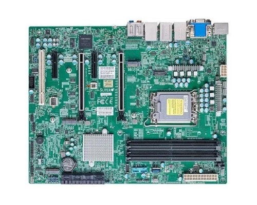 [Материнская плата] Supermicro MBD-X13SAE-F-B, 1xLGA1700,W680,4xDDR5 DIMM,2PCI-Ex16,3xM.2-PCI-E,8SATA3 RAID 0/1/5/10,7.1-ch,1x1000 Мбит/с,1х2500 Мбит/с,IPMI,4xUSB 2.0,VGA,DVI,HDMI,DisplayPort,ATX