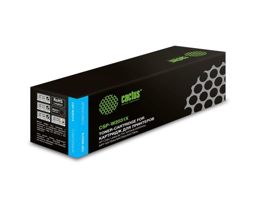 [расходные материалы] Картридж лазерный Cactus CSP-W2031X голубой (6000стр.) для HP LJ M454/MFP M479
