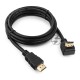 Кабель HDMI Cablexpert CC-HDMI490-6, 19M/19M, v2.0, медь, позол.разъемы, экран, угловой, 1.8м, черный, пакет