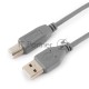 Кабель USB 2.0 Pro Cablexpert CCP-USB2-AMBM-6G, AM/BM, 1.8м, экран, серый