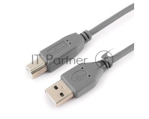 Кабель USB 2.0 Pro Cablexpert CCP-USB2-AMBM-6G, AM/BM, 1.8м, экран, серый Кабель USB 2.0 Pro Cablexpert CCP-USB2-AMBM-6G, AM/BM, 1.8м, экран, серый