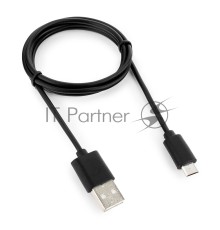 Кабель USB 2.0 Pro Cablexpert CC-mUSB2-AMBM-1M, AM/microBM 5P, 1м, экран, черный, пакет