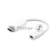 Переходник miniDisplayPort - HDMI, Cablexpert A-mDPF-HDMIM-001-W, 20F/19M, длина 10см, белый, пакет
