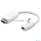 Переходник miniDisplayPort - HDMI, Cablexpert A-mDPF-HDMIM-001-W, 20F/19M, длина 10см, белый, пакет