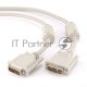 Кабель DVI-D single link Gembird/Cablexpert CC-DVI-6C, 19M/19M, 1.8м, серый, экран, феррит.кольца, пакет