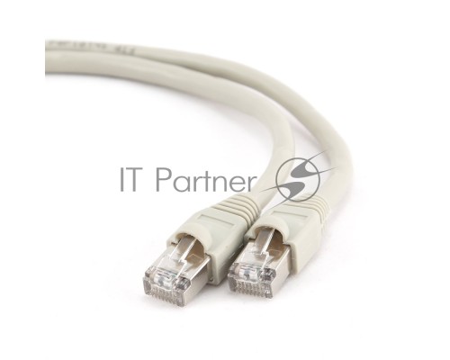 Патч-корд FTP Cablexpert кат.6, 10м, литой, многожильный (серый)