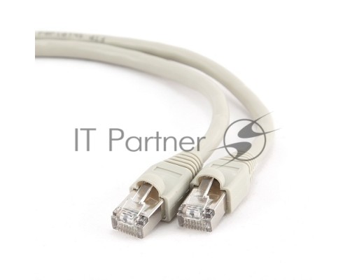 Патч-корд FTP Cablexpert кат.6, 10м, литой, многожильный (серый)