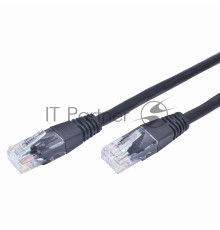 Патч-корд FTP Cablexpert кат.6, 1м, литой, многожильный (чёрный)