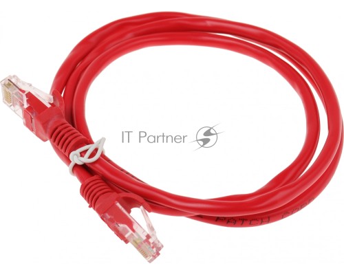 Патч-корд UTP Cablexpert кат.5e, 1м, литой, многожильный (красный)