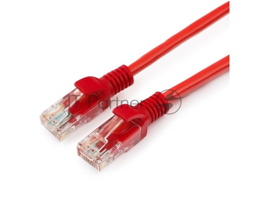 Патч-корд UTP Cablexpert кат.5e, 1м, литой, многожильный (красный)