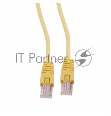 Патч-корд FTP Cablexpert кат.6, 5м, литой, многожильный (жёлтый)