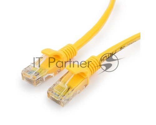 Патч-корд UTP Cablexpert кат.5e, 0.5м, литой, многожильный (желтый)