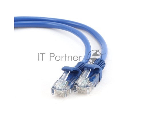 Патч-корд FTP Cablexpert кат.5e, 2м, литой, многожильный (синий)