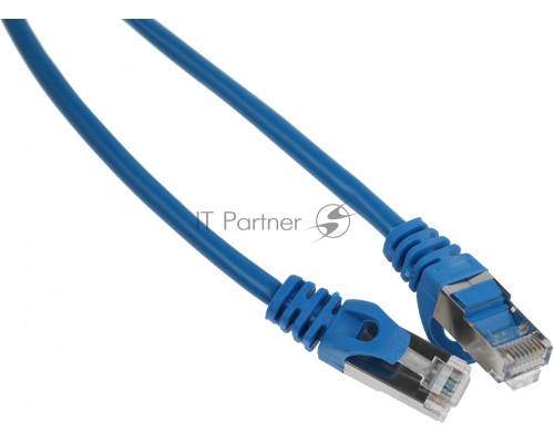 Патч-корд FTP Cablexpert кат.5e, 2м, литой, многожильный (синий)