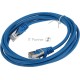 Патч-корд FTP Cablexpert кат.5e, 2м, литой, многожильный (синий)