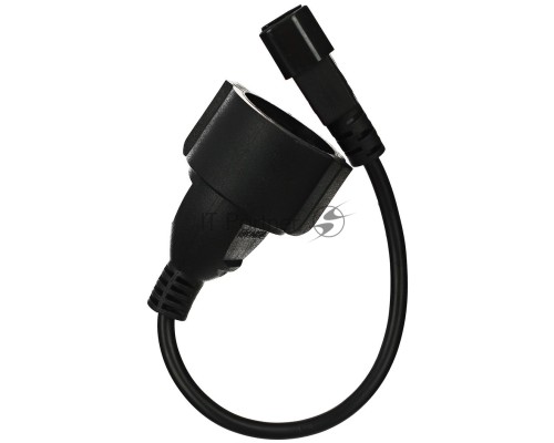 Кабель-переходник UPS->розетка VCOM (IE-320 C14 to Socket Type-F) 3Gx0,75mm VDE <CE002>