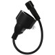 Кабель-переходник UPS->розетка VCOM (IE-320 C14 to Socket Type-F) 3Gx0,75mm VDE <CE002>