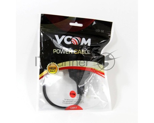 Кабель-переходник UPS->розетка VCOM (IE-320 C14 to Socket Type-F) 3Gx0,75mm VDE <CE002>
