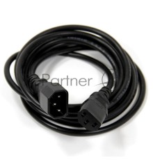 Кабель монитор - компьютер 220V (UPS -> устройство) VCOM <VDE> 3G*0.75mm (CE001-CU) 3м