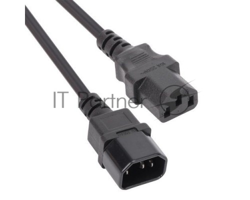 Кабель монитор - компьютер 220V (UPS -> устройство) VCOM <VDE> 3G*0.75mm (CE001-CU) 3м