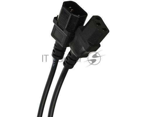 Кабель монитор - компьютер 220V (UPS -> устройство) VCOM <VDE> 3G*0.75mm (CE001-CU) 3м