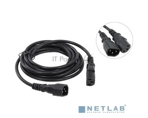 Кабель монитор - компьютер 220V (UPS -> устройство) VCOM <VDE> 3G*0.75mm (CE001-CU) 3м