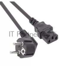 Кабель компьютер-розетка 220V (EURO) <VDE> 3G0,75mm2 VCOM {CE021-CU} 3 метра