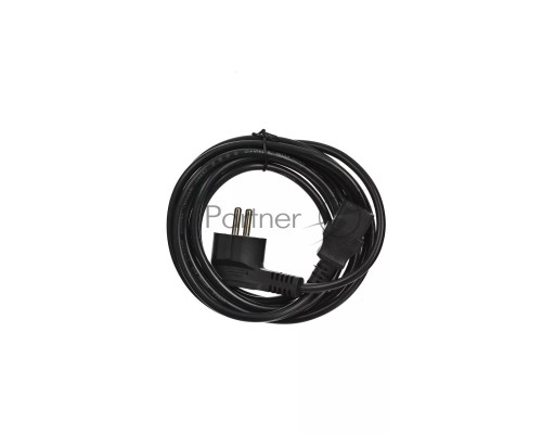 Кабель компьютер-розетка 220V (EURO) <VDE> 3G0,75mm2 VCOM {CE021-CU} 3 метра